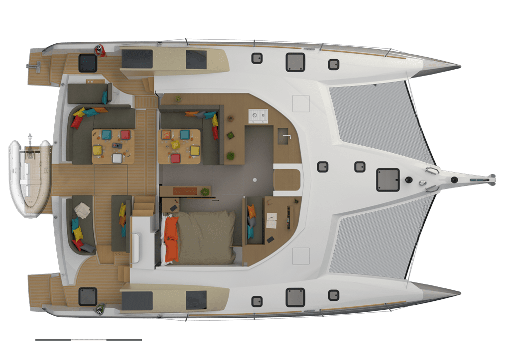 NEEL 47 3 double cabins