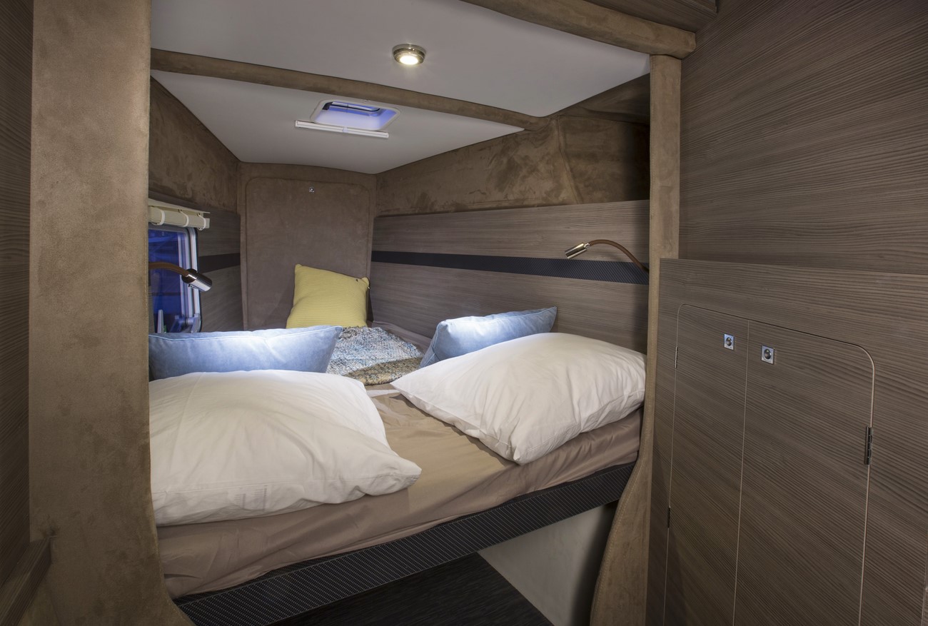 Interiors onboard Neel 45 in Miami, FL.