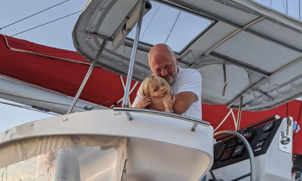 Steve and Rachel aboard their NEEL 51 “Off the hill” 1