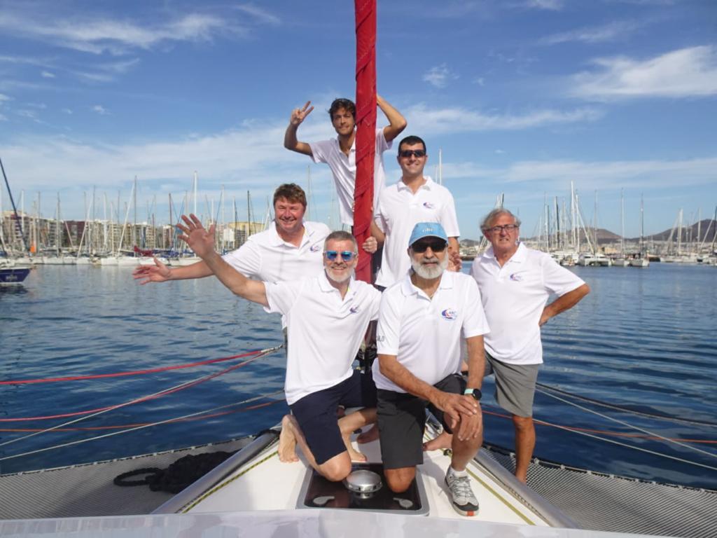 Two NEEL trimarans take the start of the ARC 2020 1